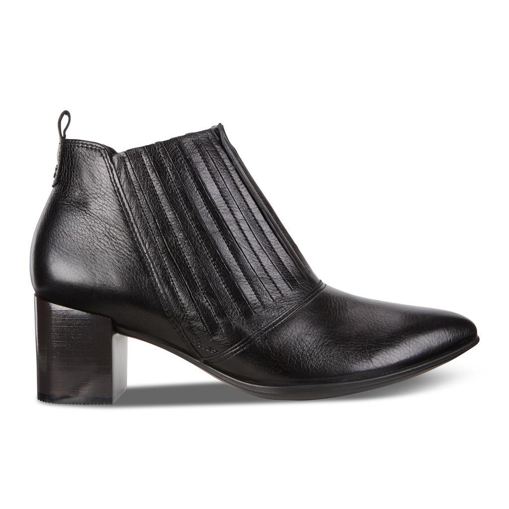 Ecco Shape 45 Block Womens Ankle Boots In Black Sale - India EBZ-382745